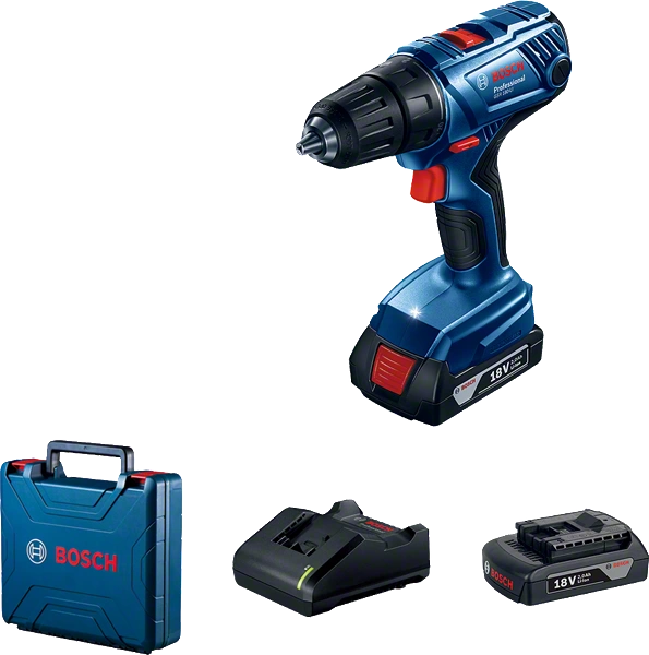 Mașini de Găurit și Înșurubat - BOSCH GSR 180-LI MASINA DE GAURIT SI INSURUBAT CU ACUMULATORI SI INCARCATOR 18V