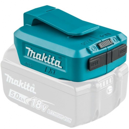 Accesorii Scule de Grădinărit - MAKITA  Adaptor incarcare USB pentru acumulatori LXT 18V ADP05