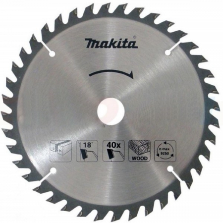 Accesorii - MAKITA D-52576 pentru fierastrau circular, 165x20 mm, 40 dinti, pentru lemn