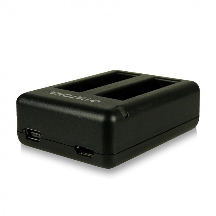 2x Acumulator GoPro Hero4 AHDBT-401 + Incarcator Dual AHBBP-401 [2]