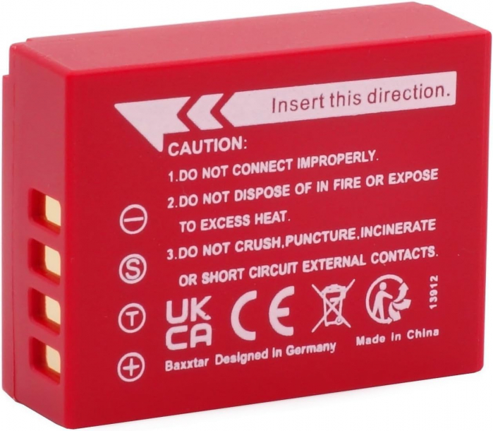 Acumulator Baxxtar Pro NP-W126s 1140 mAh pentru Fujifilm X-M5 X-Pro3 X100VI X-S10 X-T20 X-T30 II X-T5 X-T50 [3]