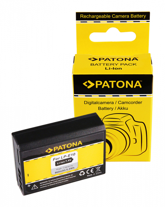 Acumulator Patona pentru Canon LP-E10 860mAh [5]