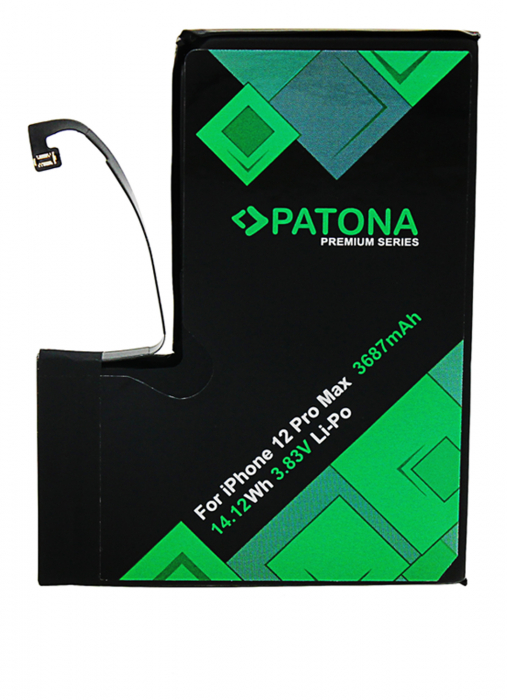 Acumulator pentru Apple iPhone 12 Pro Max include chit de inlocuire Patona Premium [2]