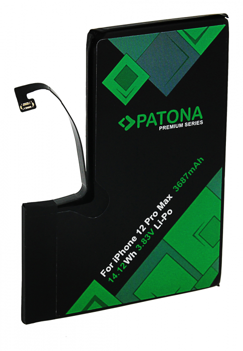 Acumulator pentru Apple iPhone 12 Pro Max include chit de inlocuire Patona Premium [3]