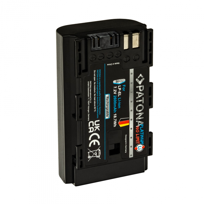 Acumulator pentru Canon LP-EL Speedlite EL-1 2600mAh Patona Platinum [3]