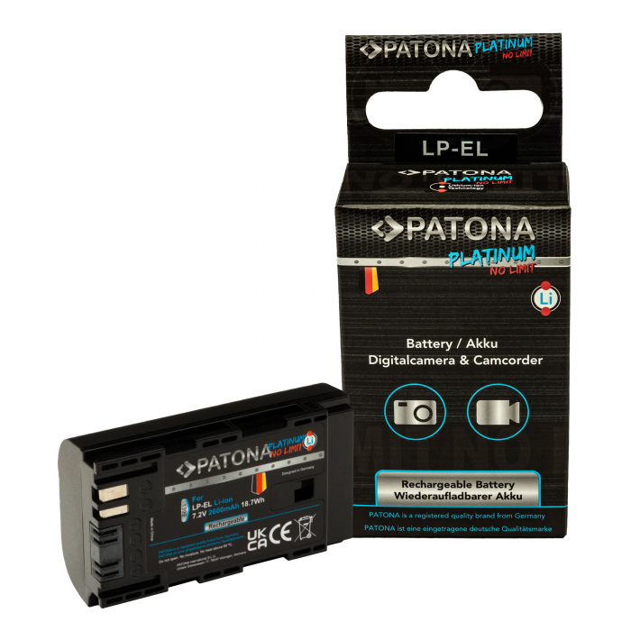 Acumulator pentru Canon LP-EL Speedlite EL-1 2600mAh Patona Platinum [6]