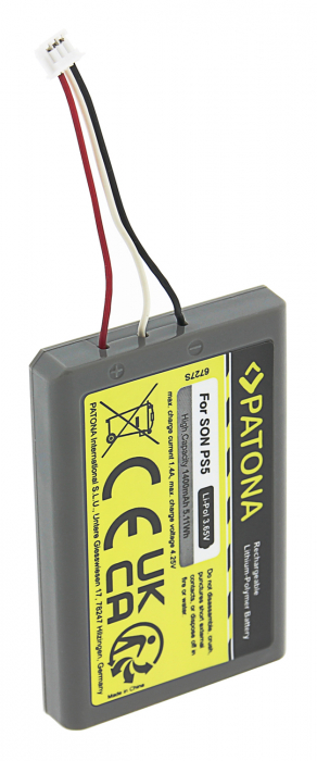 Acumulator pentru controller Sony PS5 1400mAh Patona [3]