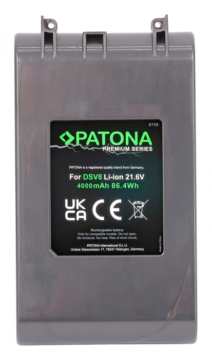 Acumulator Patona Premium 4000mAh Dyson V8 SV10 [2]