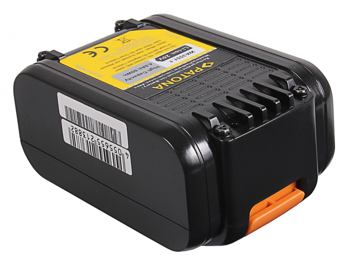 Acumulator pentru Worx WA3551.1 WA3572 20V 4000mAh Patona [5]