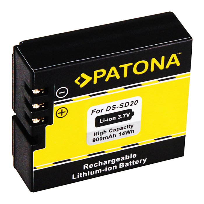Acumulator tip ActionPro DS-SD20 900mAh Patona [2]