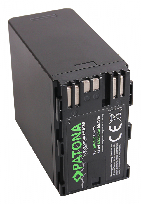 Acumulator tip Canon BP-A60 6900mAh Patona Premium [3]