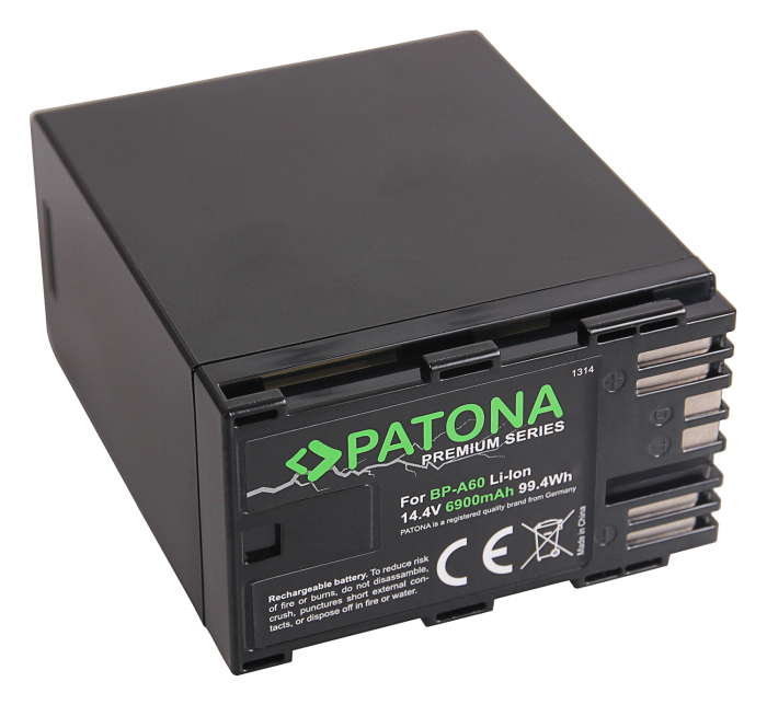 Acumulator tip Canon BP-A60 6900mAh Patona Premium [2]