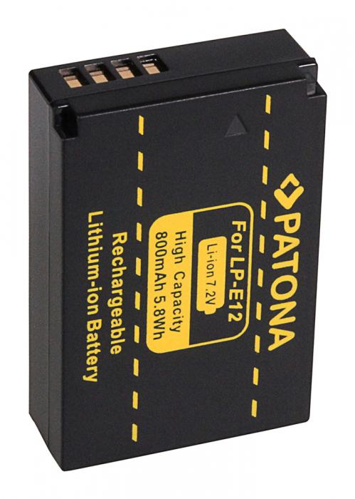 Acumulator tip Canon LP-E12 800mAh Patona [3]