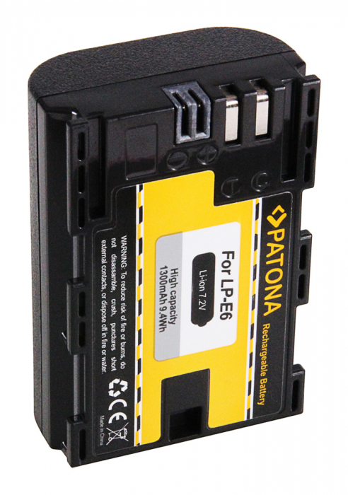 Acumulator tip Canon LP-E6 1300mAh Patona [4]