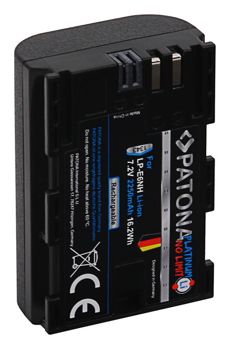 Acumulator tip Canon LP-E6NH 2250mAh Patona Platinum [3]