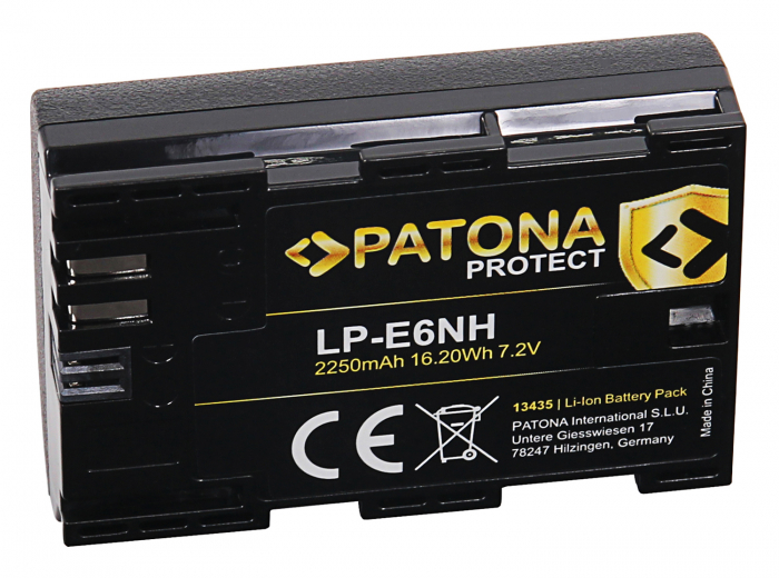 Acumulator tip Canon LP-E6NH 2400mAh Patona Protect [2]