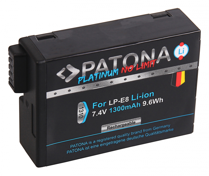 Acumulator tip Canon LP-E8 1300mAh Patona Platinum [2]