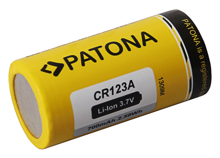 Acumulator tip CR123A 700mAh Patona [3]