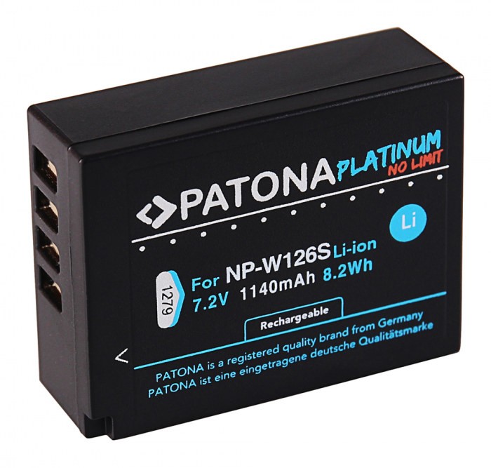 Acumulator tip Fuji NP-W126S 1140mAh Patona Platinum [2]