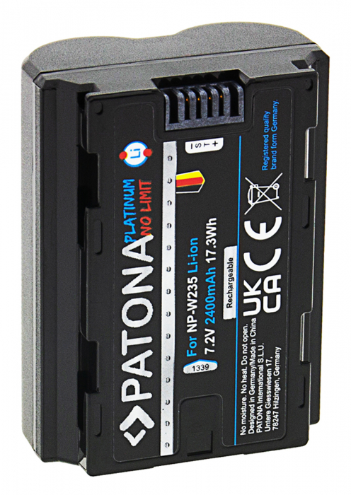 Acumulator tip Fuji NP-W235 2400mAh Patona Platinum [4]