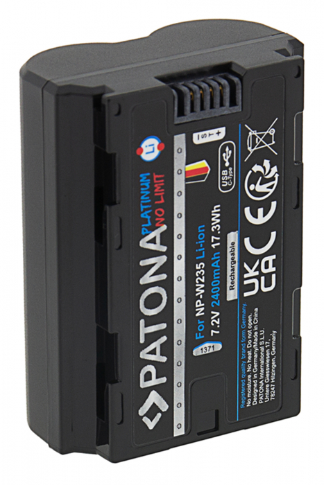Acumulator tip Fuji NP-W235 cu port USB-C 2400mAh Patona Platinum [4]