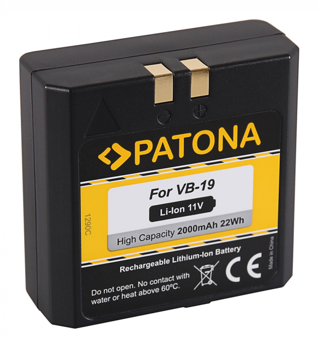 Acumulator tip Godox VB18 VB19 2000mAh Patona [2]