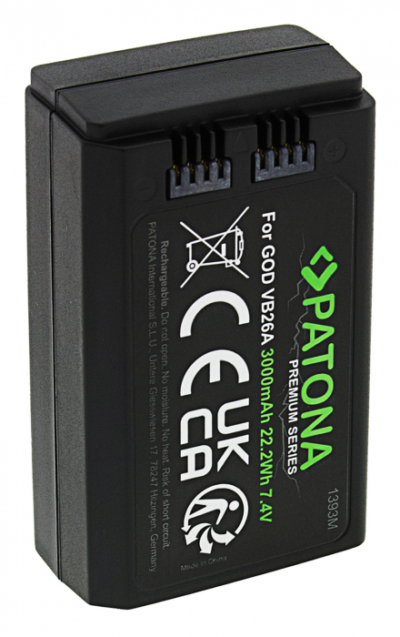 Acumulator tip Godox VB26 3000mAh Patona Premium [4]