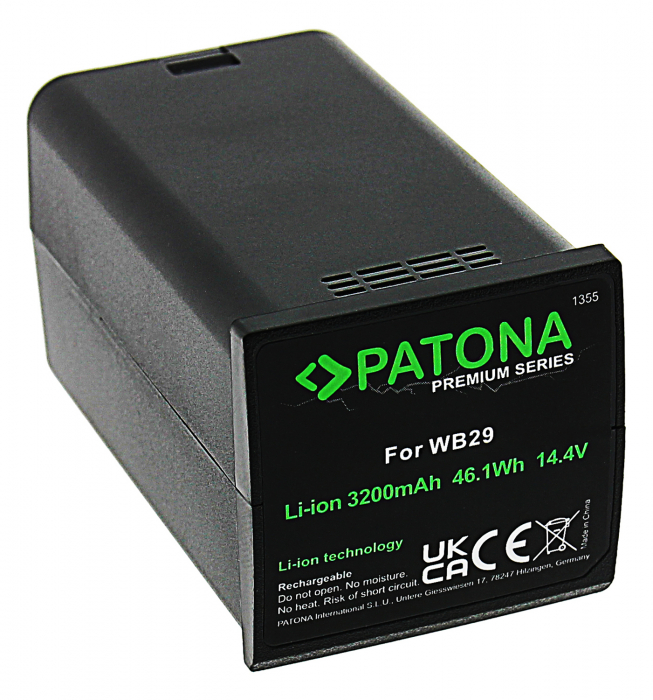 Acumulator tip Godox WB29 3200mAh Patona Premium [2]
