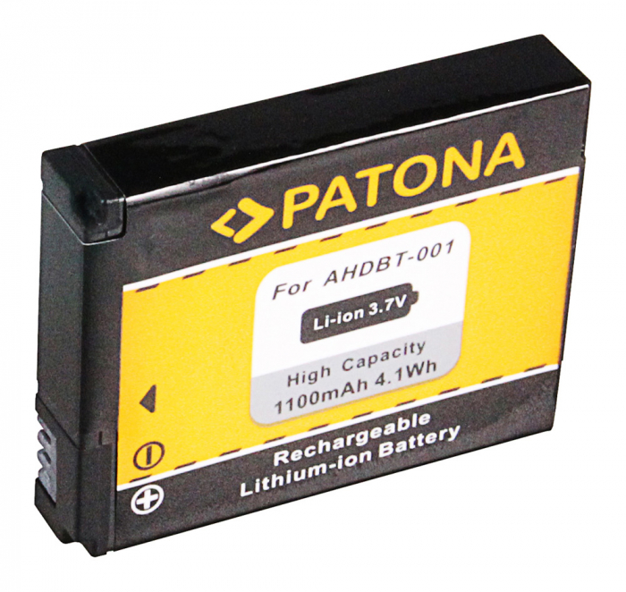 Acumulator tip GoPro ABPAK-001 AHDBT-001 AHDBT-002 Patona [2]