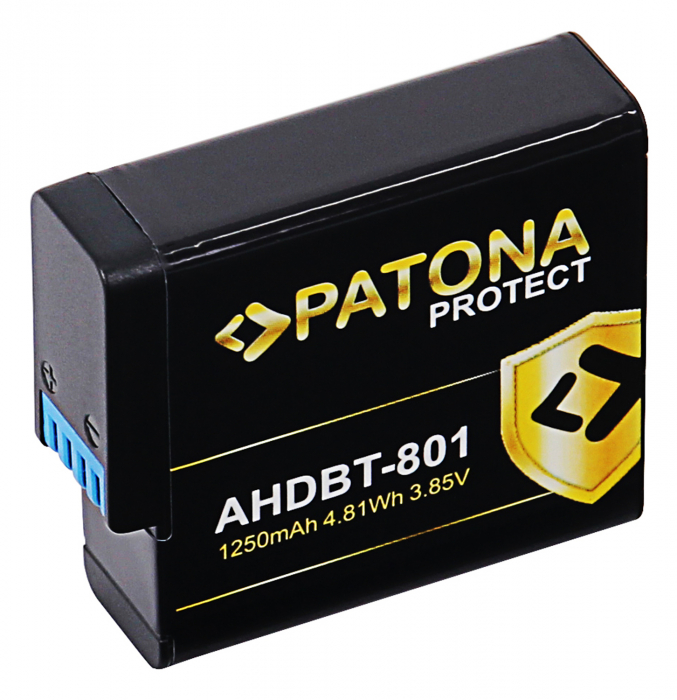 Acumulator tip GoPro AHDBT-801 1250mAh Patona Protect [2]