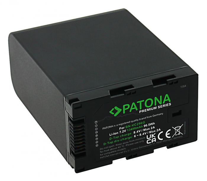 Acumulator tip JVC BN-VC296G 13400mAh Patona Premium [2]