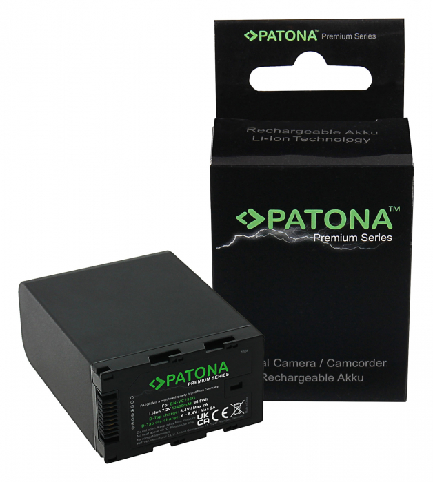 Acumulator tip JVC BN-VC296G 13400mAh Patona Premium [1]