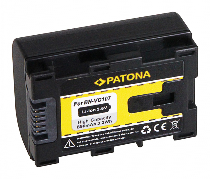 Acumulator tip JVC BN-VG107 890mAh Patona [1]
