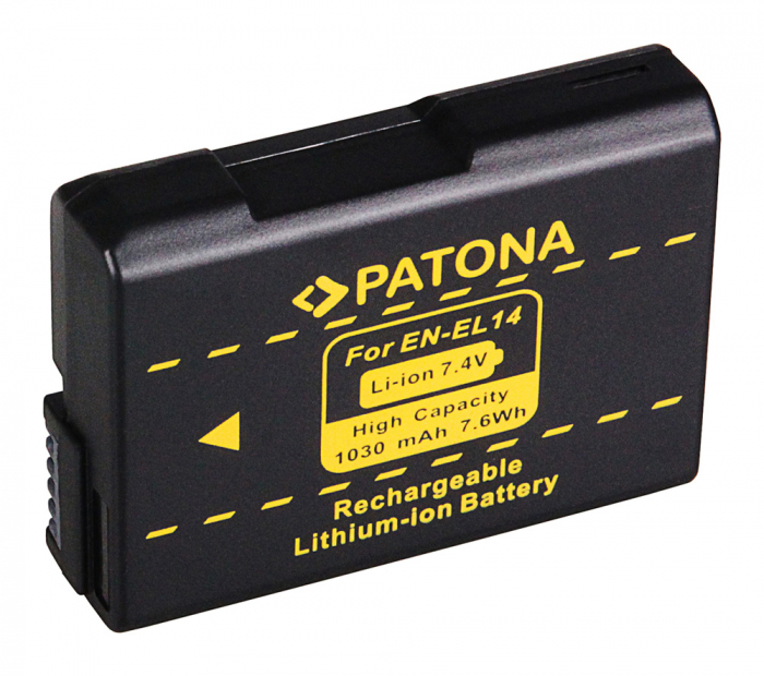 Acumulator tip Nikon EN-EL14 1030mAh Patona [2]