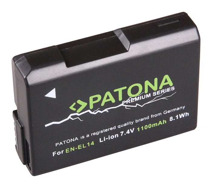 Acumulator tip Nikon EN-EL14 1100mAh Patona Premium [2]