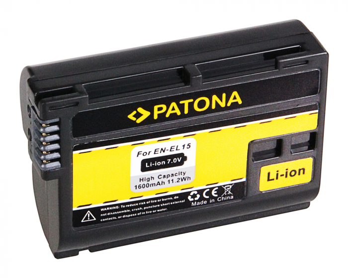 Acumulator tip Nikon EN-EL15 1600mAh Patona [2]