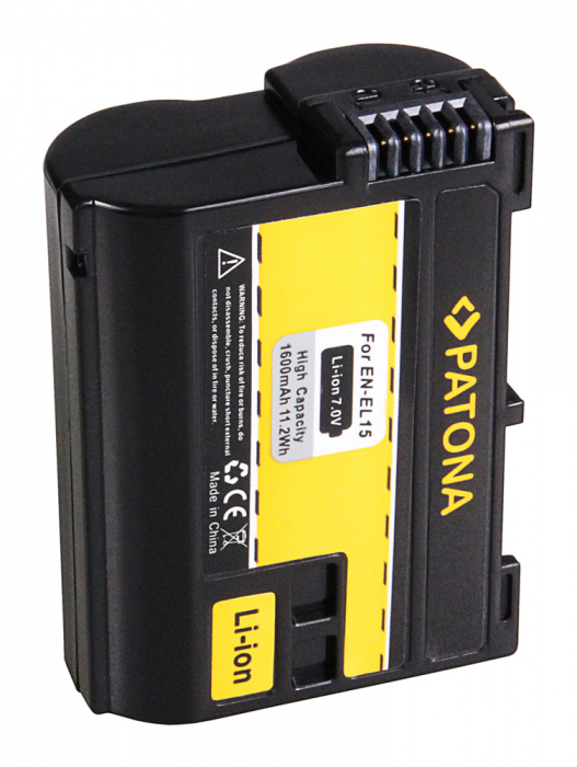 Acumulator tip Nikon EN-EL15 1600mAh Patona [4]