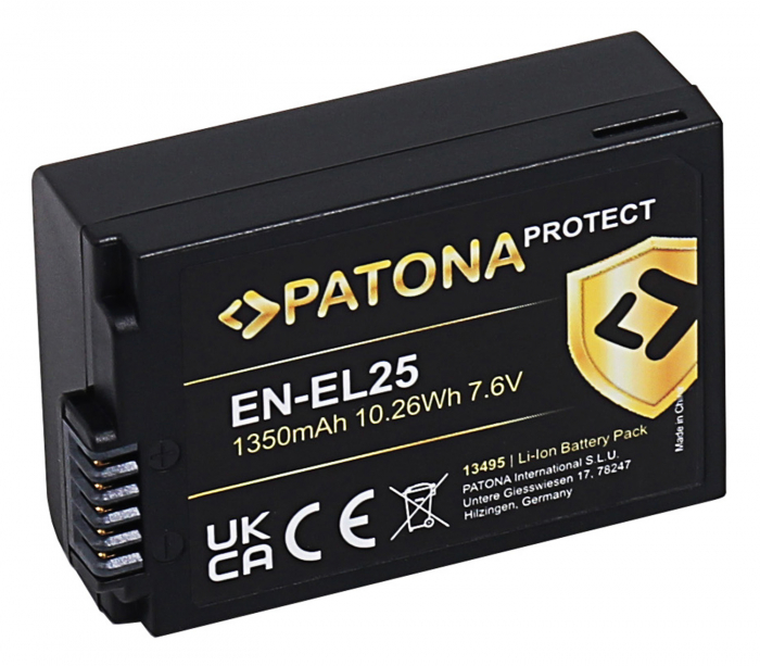 Acumulator tip Nikon EN-EL25 1350mAh Patona Protect [2]