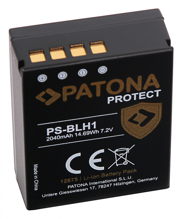 Acumulator tip Olympus BLH-1 2040mAh Patona Protect [1]
