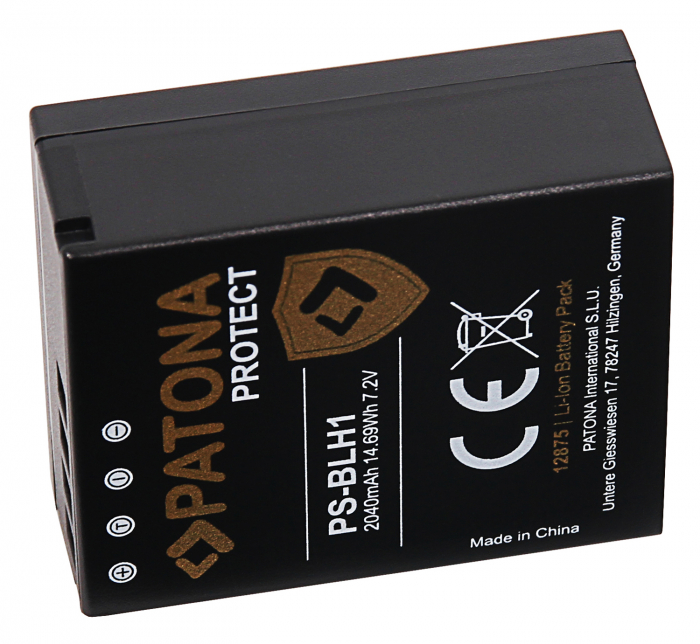 Acumulator tip Olympus BLH-1 2040mAh Patona Protect [3]