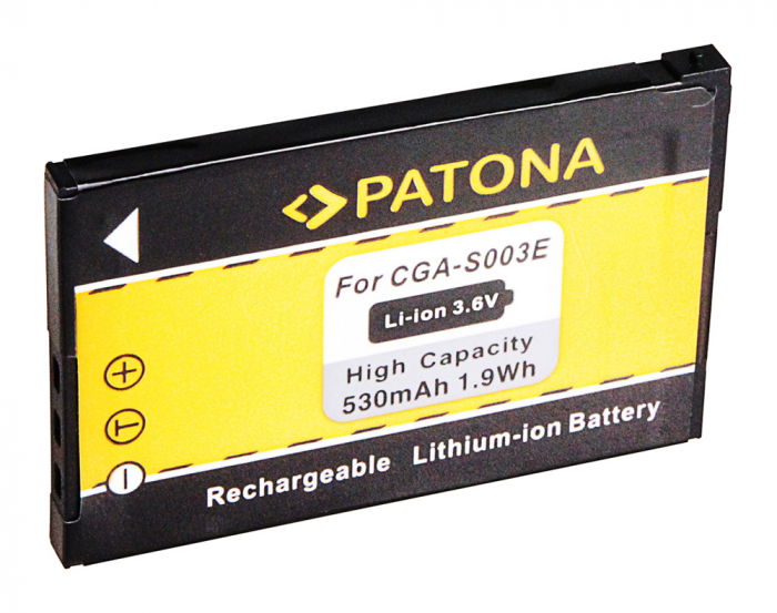 Acumulator tip Panasonic CGA-S003E 530mAh Patona [2]