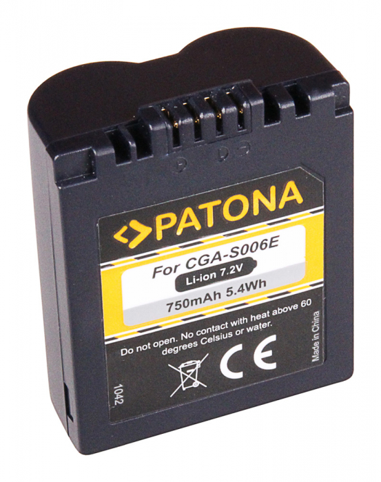 Acumulator tip Panasonic CGA-S006E Patona [2]