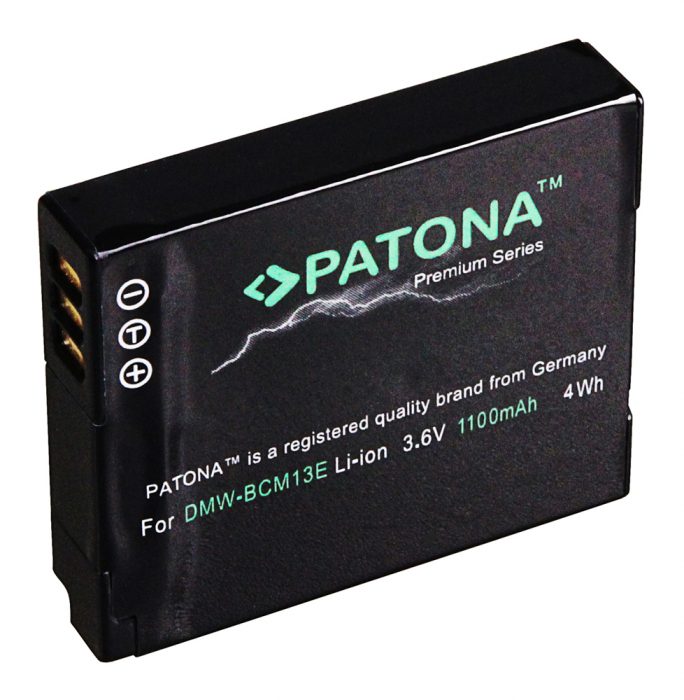 Acumulator tip Panasonic DMW-BCM13 1100mAh Patona Premium [2]