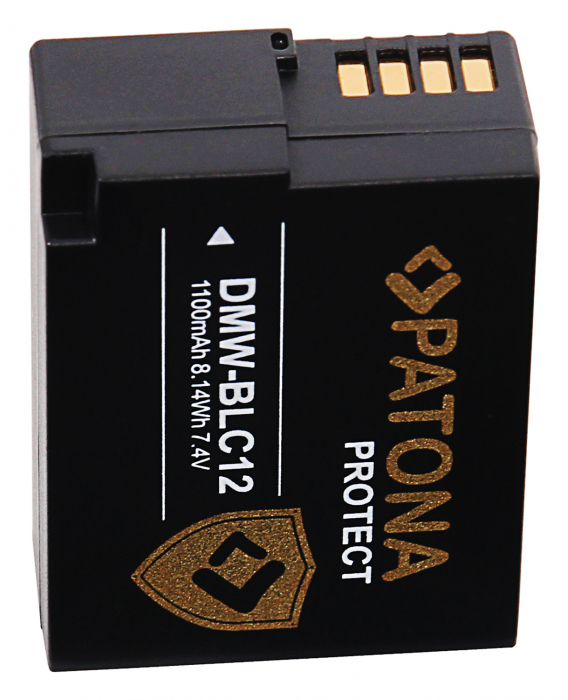 Acumulator tip Panasonic DMW-BLC12 1100mAh Patona Protect [3]
