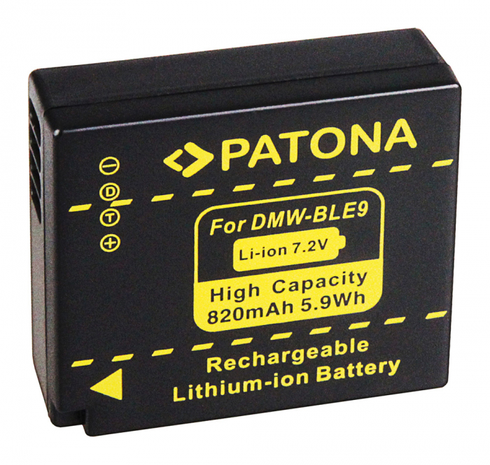 Acumulator tip Panasonic DMW-BLE9 820mAh Patona [2]