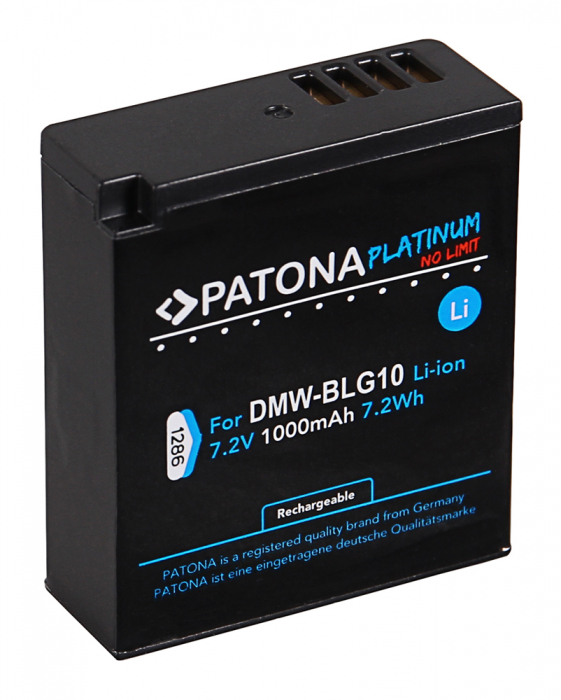 Acumulator tip Panasonic DMW-BLG10 1000mAh Patona Platinum [1]