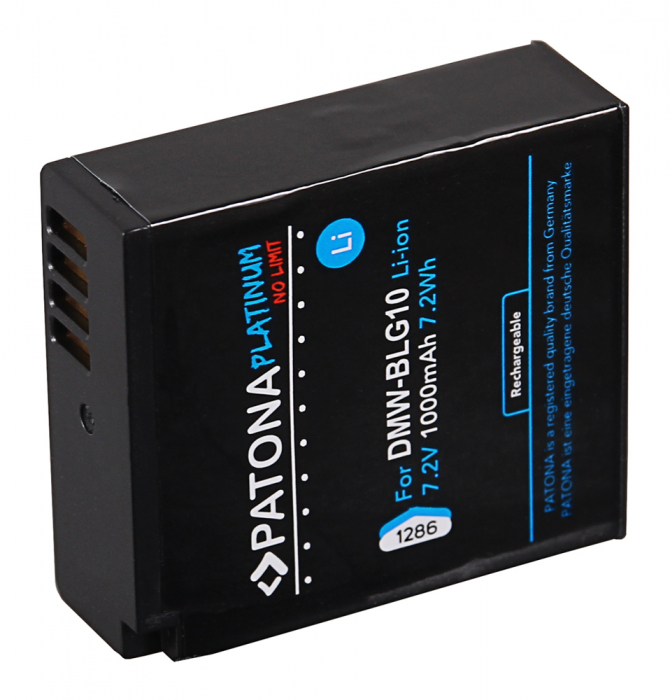 Acumulator tip Panasonic DMW-BLG10 1000mAh Patona Platinum [3]