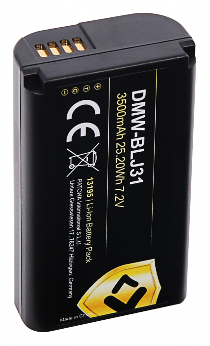 Acumulator tip Panasonic DMW-BLJ31 3500mAh Patona Protect [5]