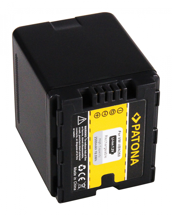 Acumulator tip Panasonic VW-VBN260 2500mAh Patona [4]