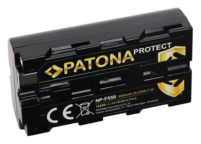 Acumulator tip Sony NP-F550 3500mAh Patona Protect [2]